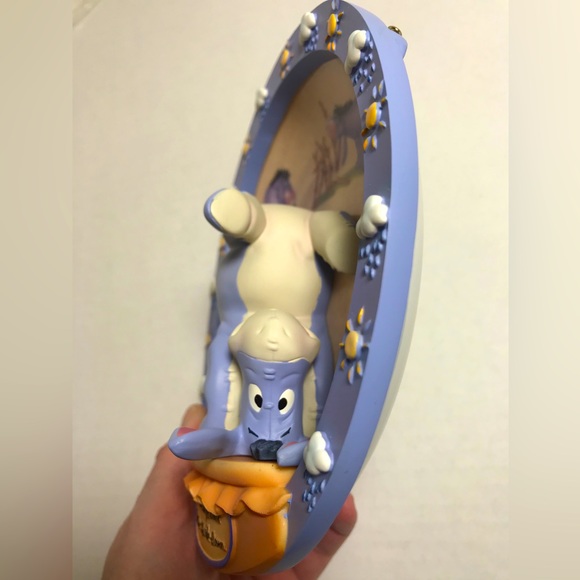 NIB Bradford Exchange Eeyore plate decor Some Days Look Better Upside down - Picture 6 of 14